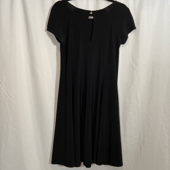 Julian Taylor New York Black Short Sleeve Elegant Dress: Size 10 - Picture 6 of 8